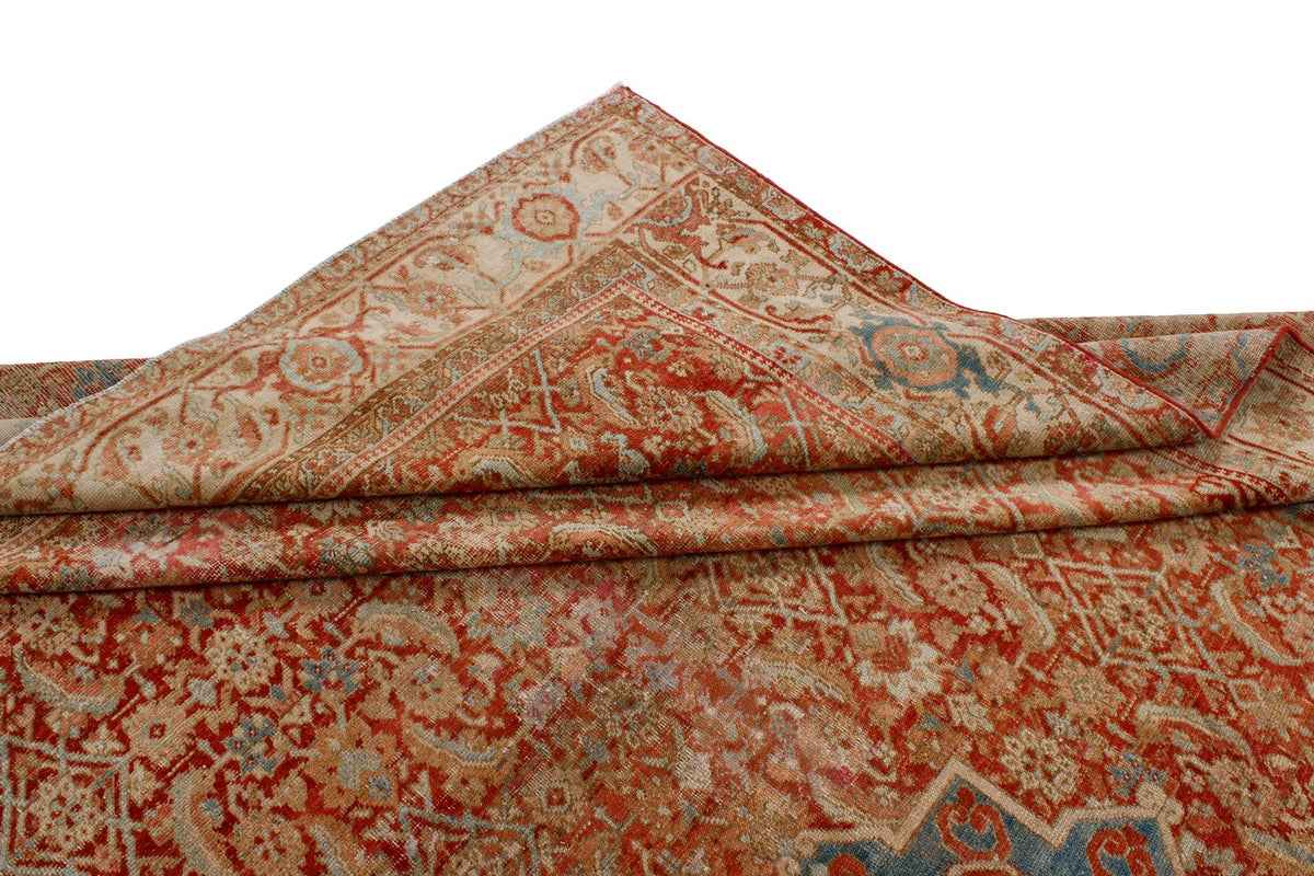 10x14 Red and Beige Persian Traditional Rug