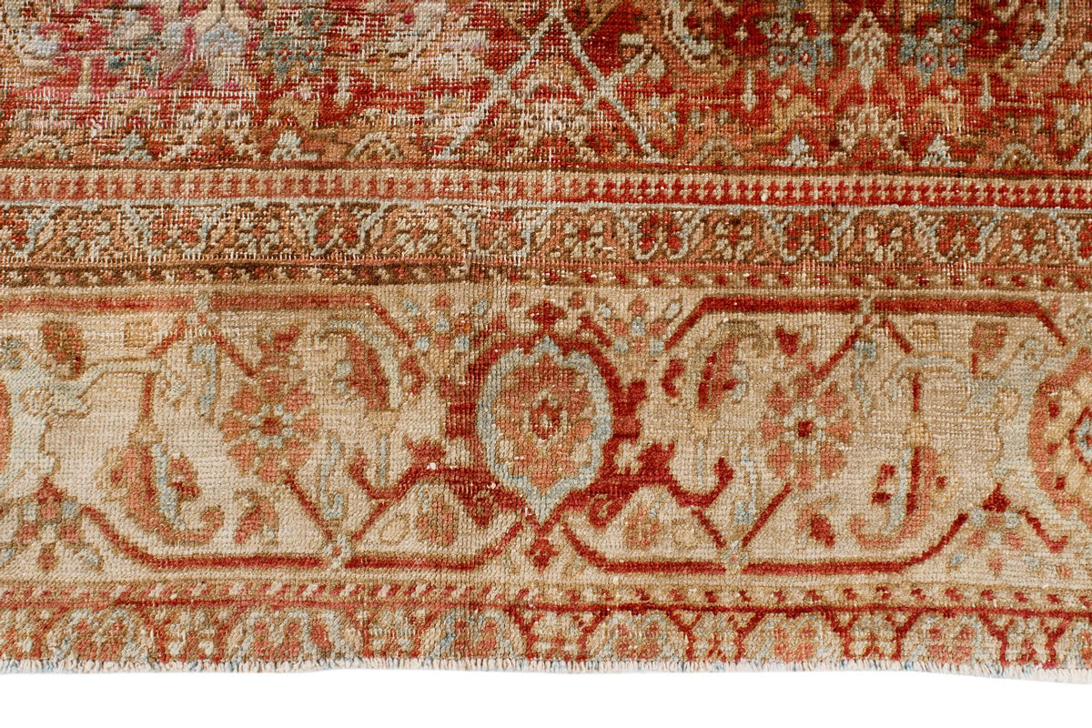 10x14 Red and Beige Persian Traditional Rug