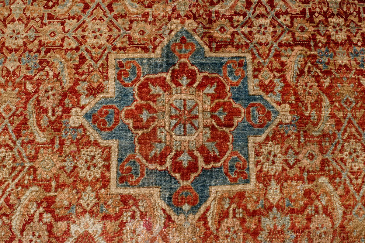 10x14 Red and Beige Persian Traditional Rug