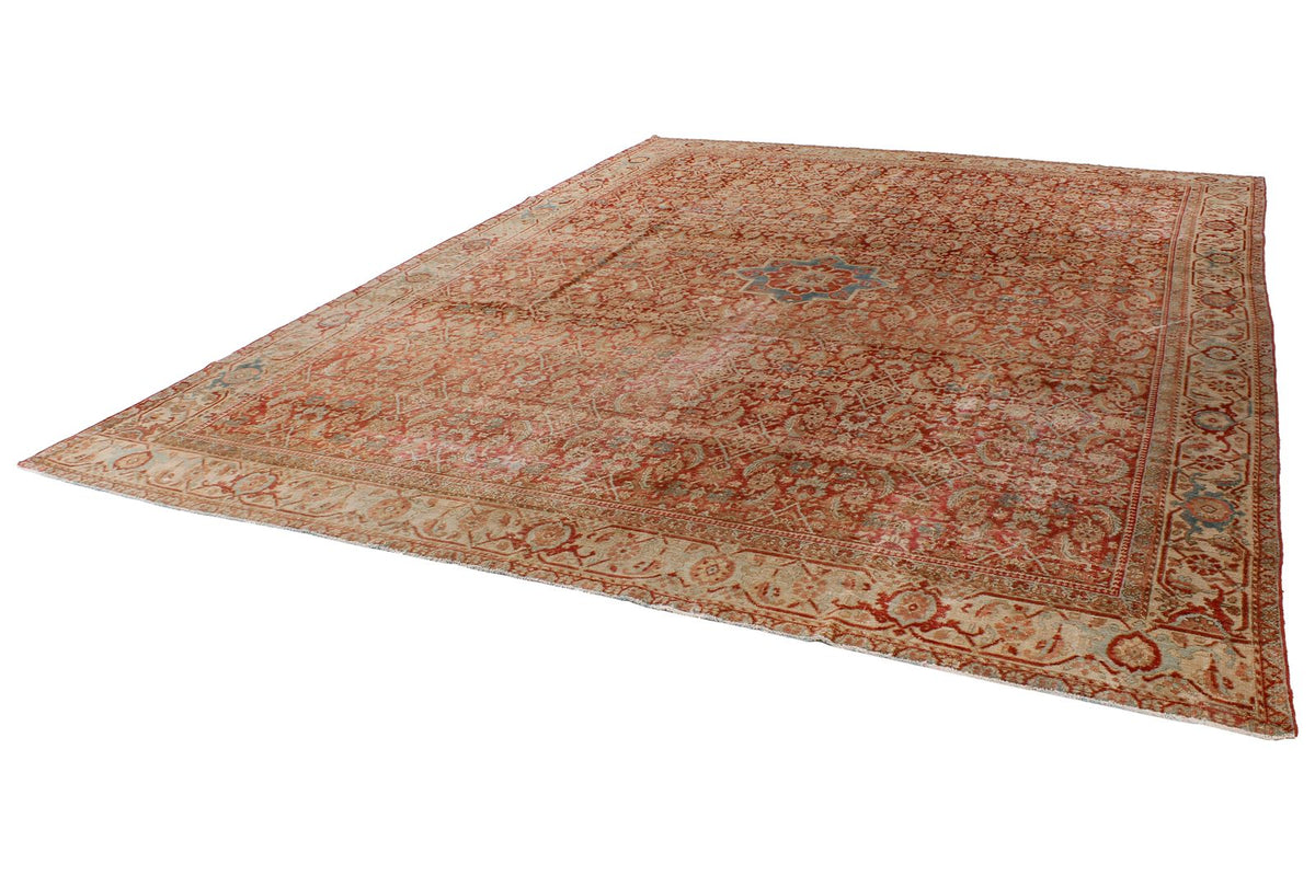 10x14 Red and Beige Persian Traditional Rug