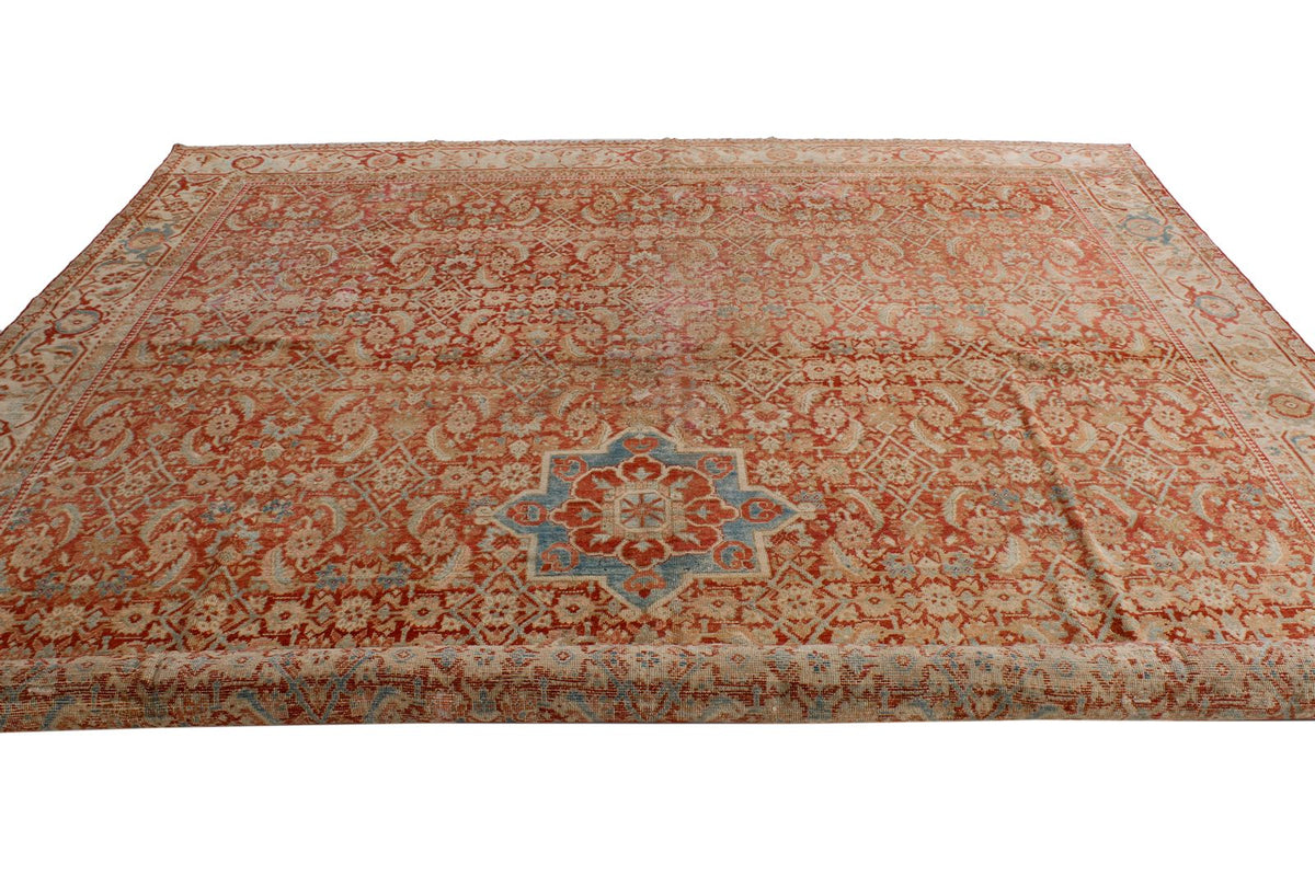 10x14 Red and Beige Persian Traditional Rug
