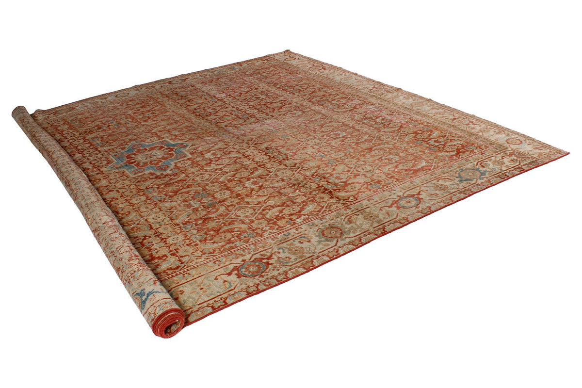 10x14 Red and Beige Persian Traditional Rug