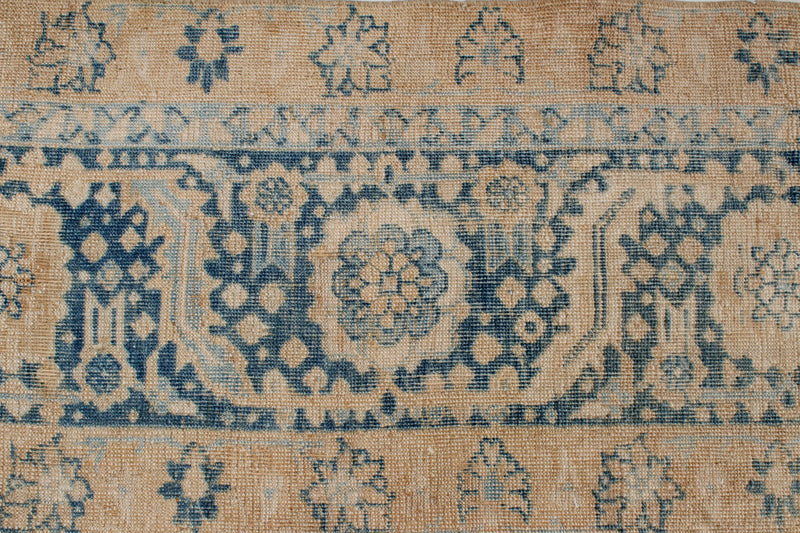 9x12 Beige and Blue Persian Rug