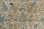 8x12 Beige and Blue Persian Rug