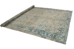 8x12 Beige and Blue Persian Rug