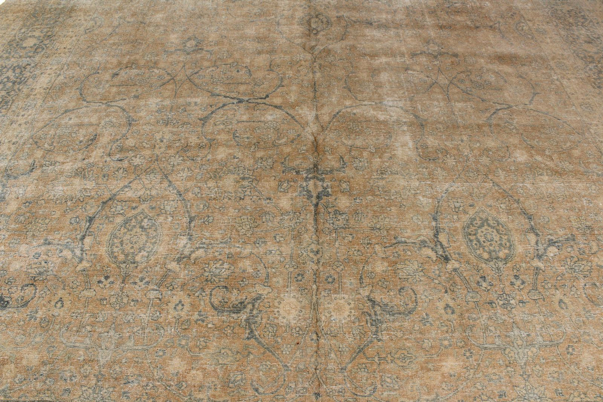 11x18 Beige and Blue Persian Traditional Rug