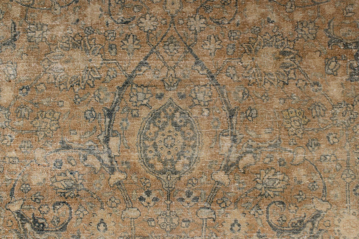 11x18 Beige and Blue Persian Traditional Rug
