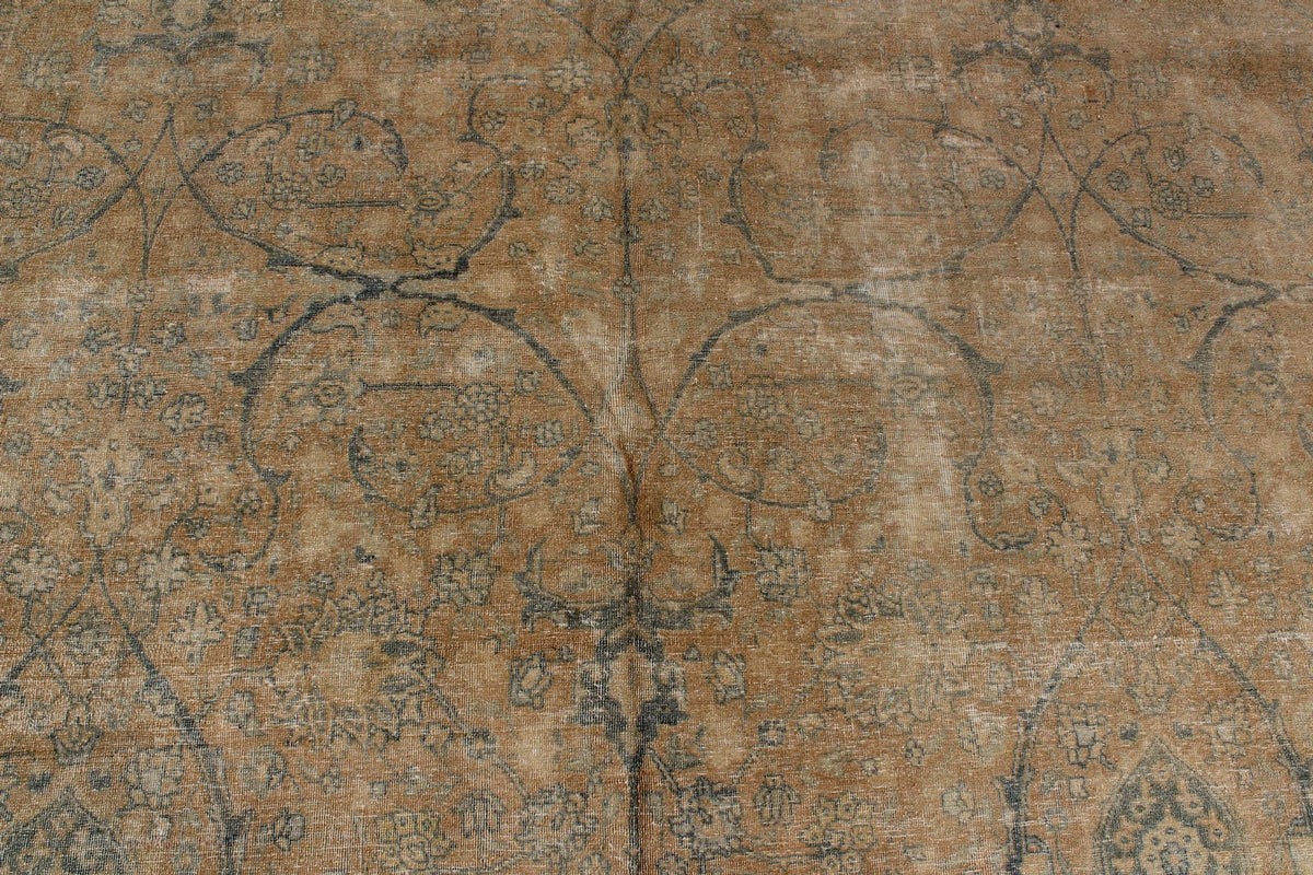 11x18 Beige and Blue Persian Traditional Rug