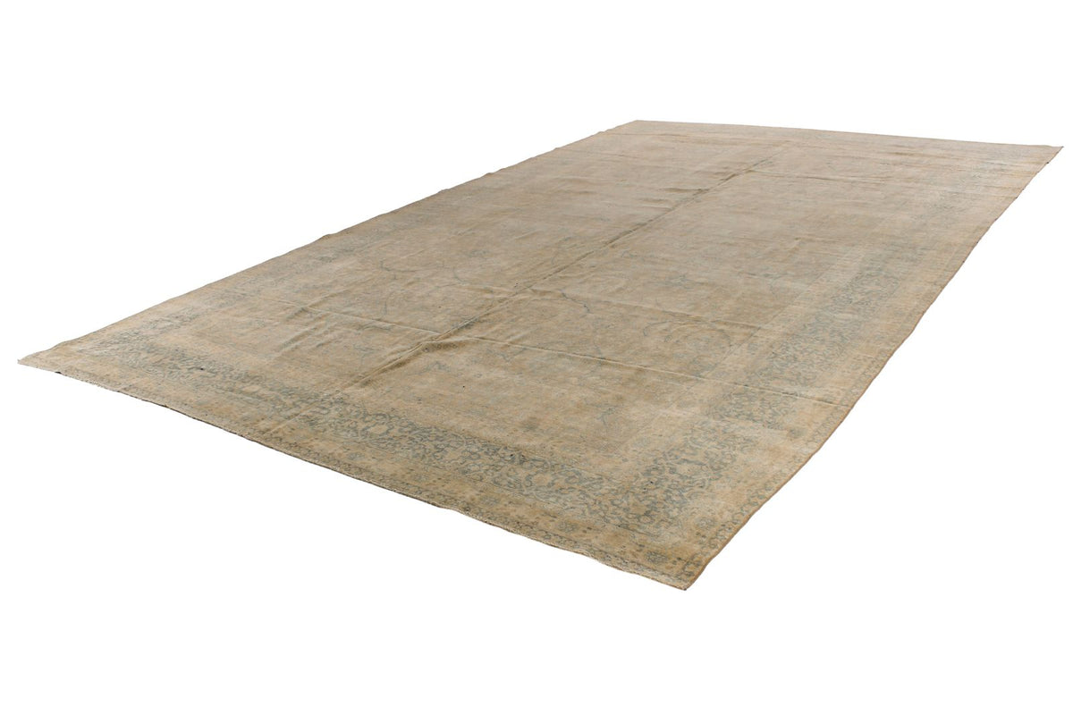 11x18 Beige and Blue Persian Traditional Rug