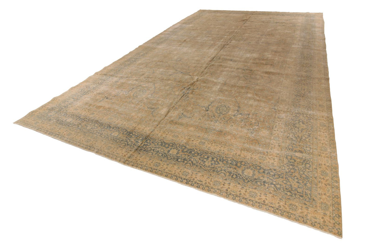 11x18 Beige and Blue Persian Traditional Rug