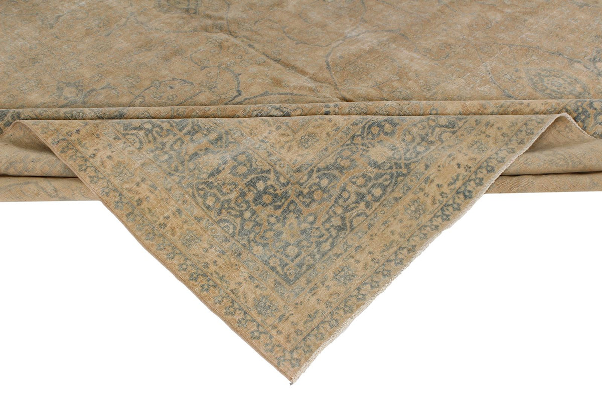11x18 Beige and Blue Persian Traditional Rug