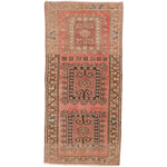 2x3 Red and Brown Turkish Tribal Rug