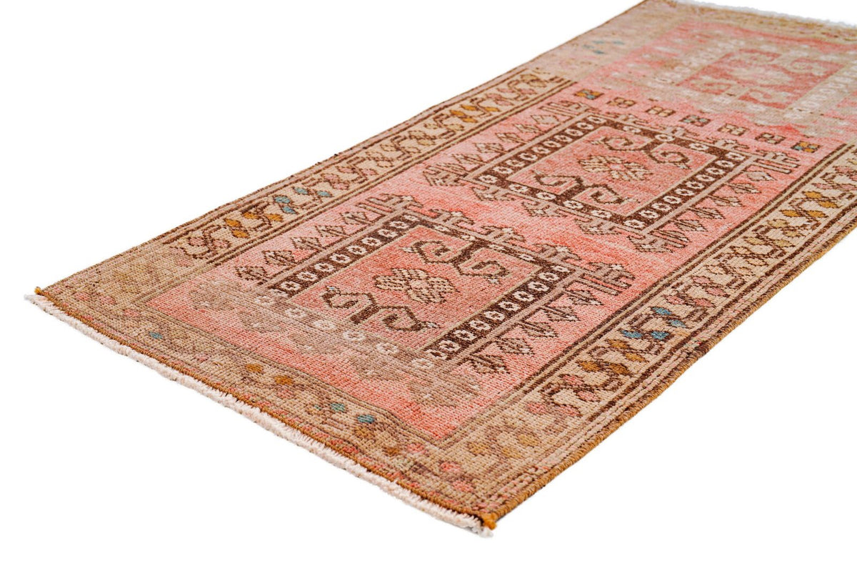 2x3 Red and Brown Turkish Tribal Rug