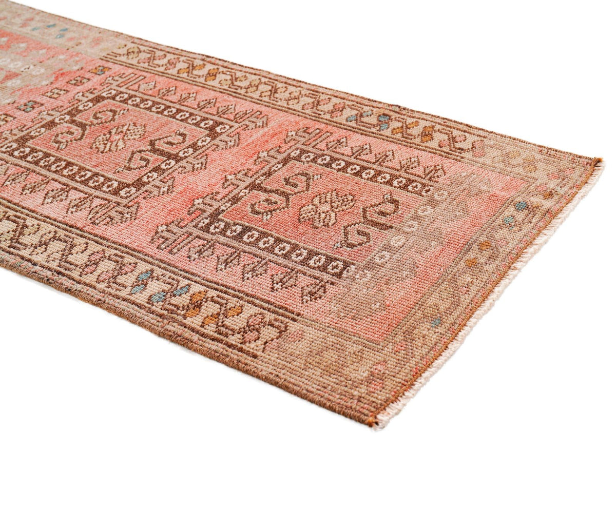 2x3 Red and Brown Turkish Tribal Rug