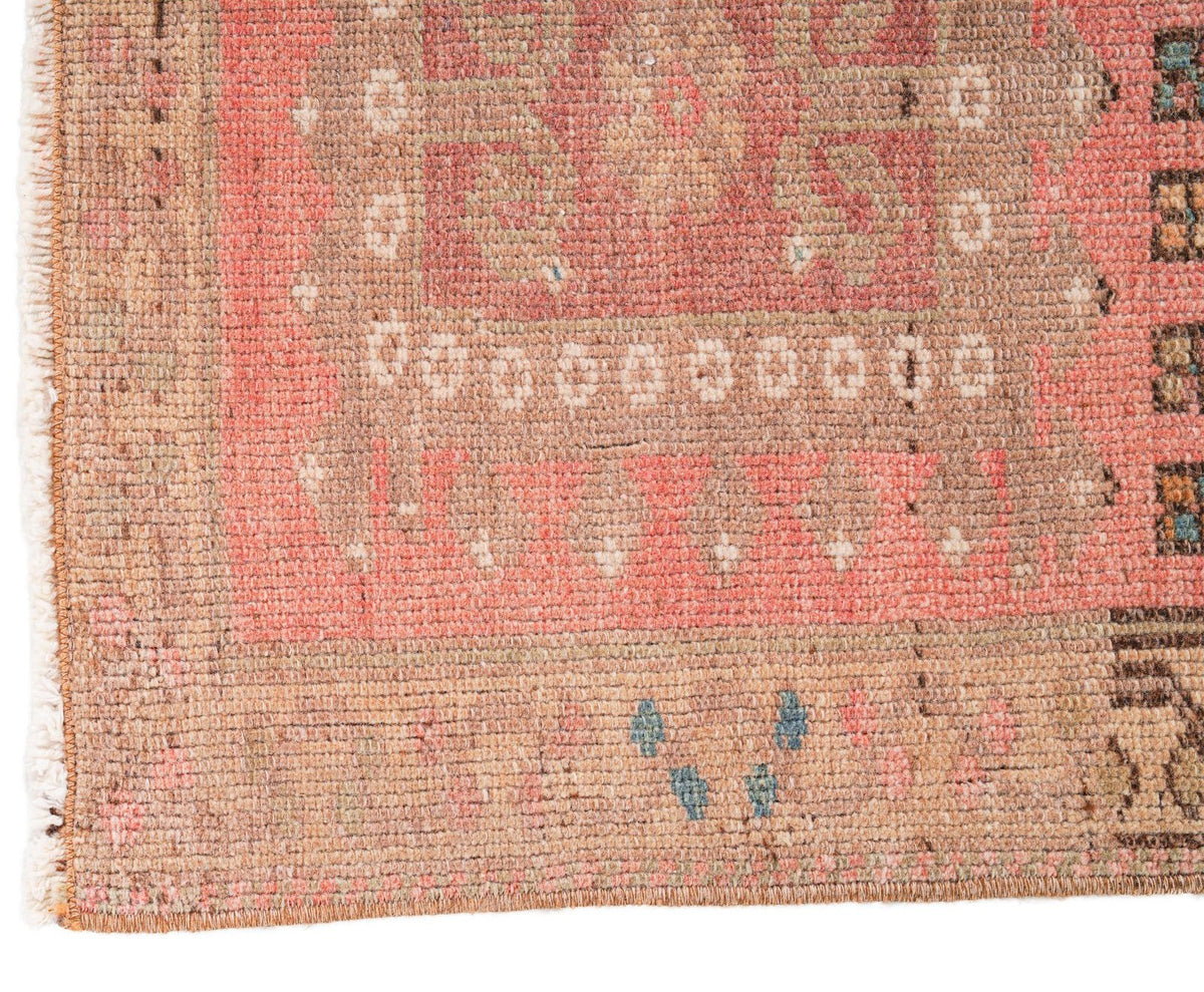 2x3 Red and Brown Turkish Tribal Rug