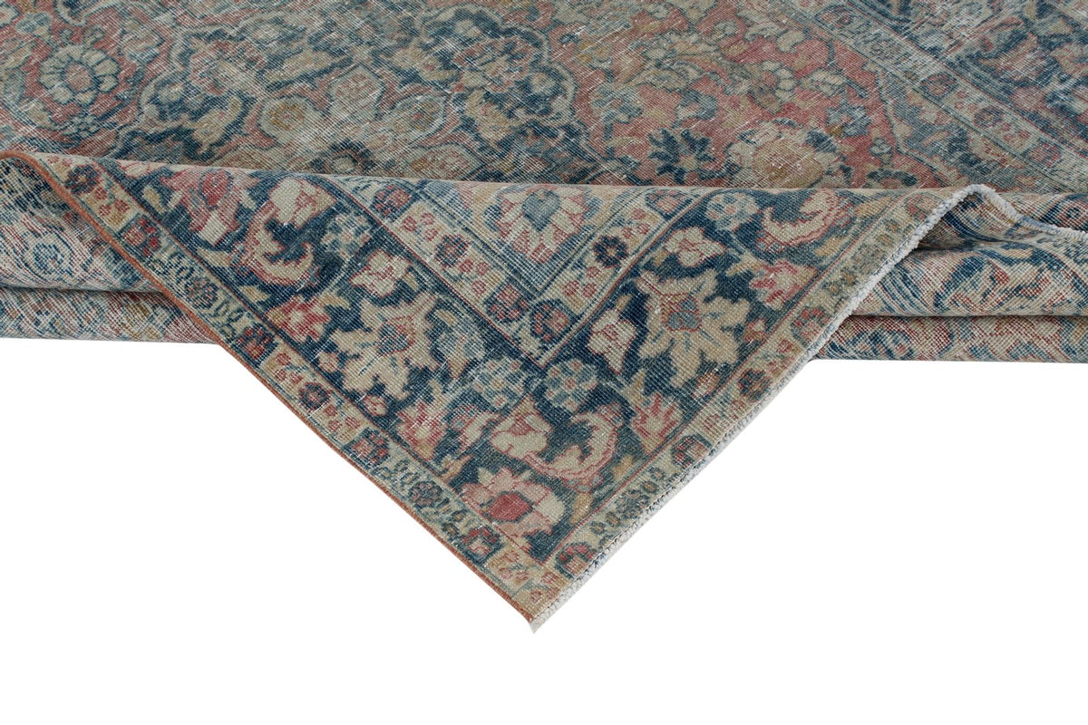 5x6 Red and Navy Persian Traditional Rug