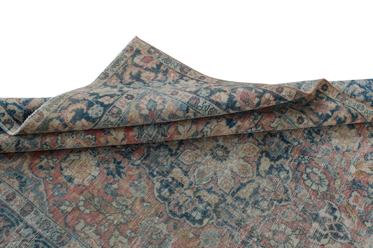 5x6 Red and Navy Persian Traditional Rug
