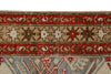 3x12 Beige and Red Traditional Persian Runner