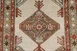 3x12 Beige and Red Traditional Persian Runner