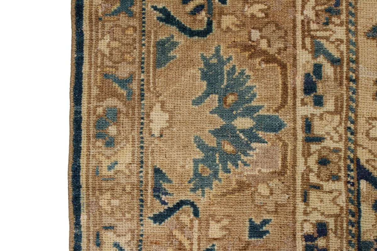 9x12 Beige and Blue Persian Rug