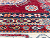 10x14 Red and Ivory Kazak Tribal Rug
