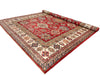 9x12 Red and Beige Kazak Tribal Rug