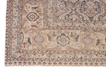 8x12 Navy and Rust Turkish Traditional Rug