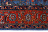 4x6 Blue and Rust Traditional Rug