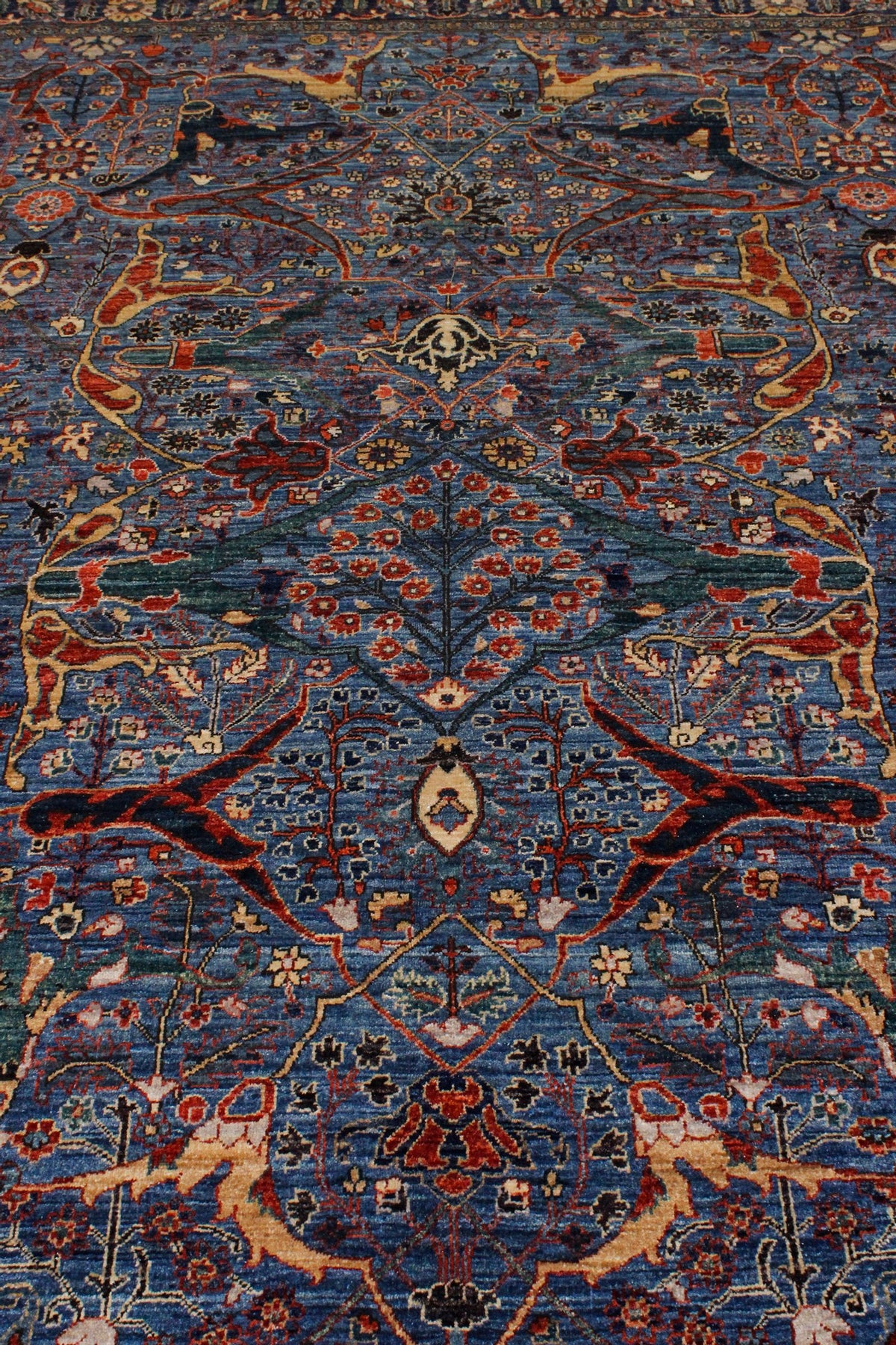 9x12 Rust and Navy Anatolian Traditional Rug