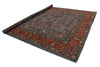 9x12 Rust and Navy Anatolian Traditional Rug