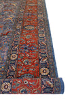 9x12 Rust and Navy Anatolian Traditional Rug