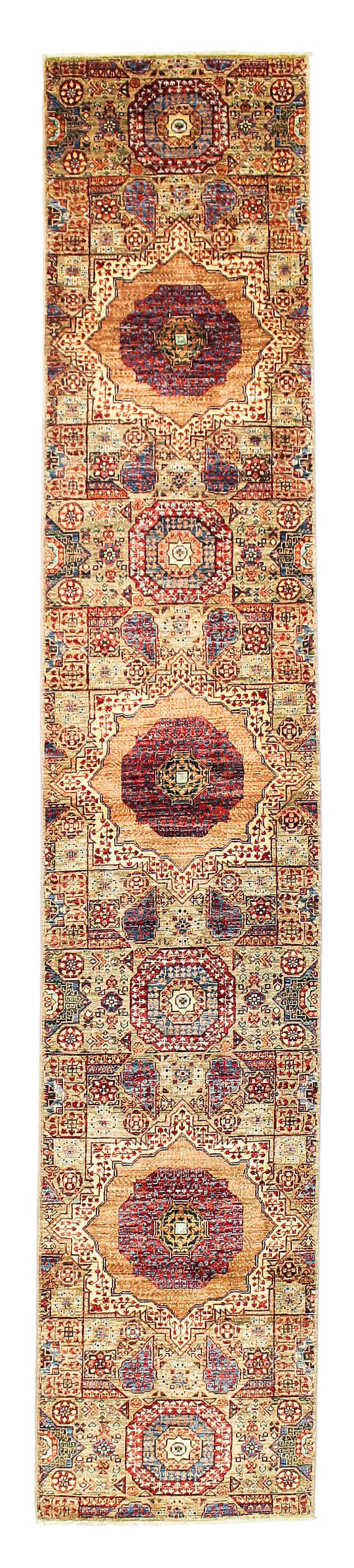 3x14 Multicolor Turkish Tribal Runner