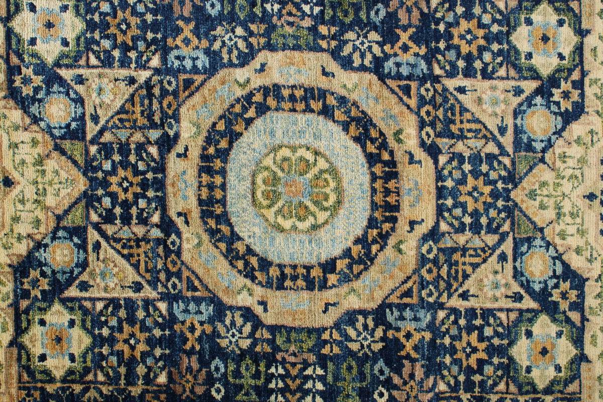 3x10 Navy and Ivory Turkish Tribal Runner
