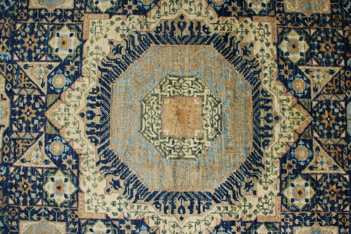 3x10 Navy and Ivory Turkish Tribal Runner