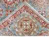 6x10 Blue and Red Persian Rug