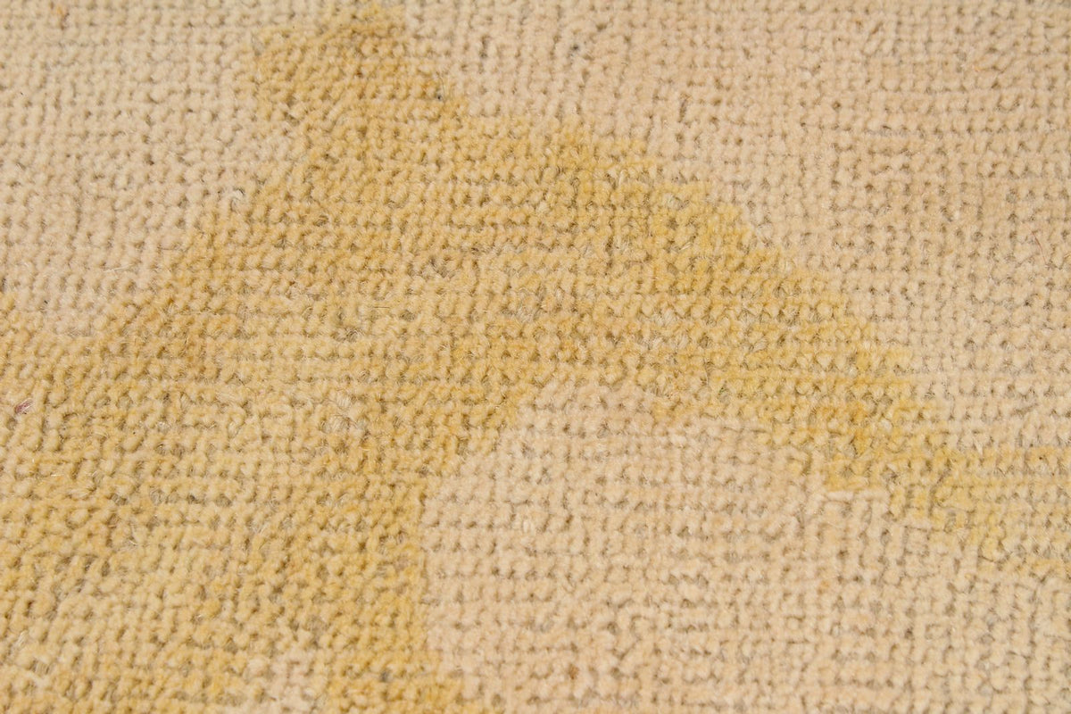 7x10 Beige and Ivory Turkish Traditional Rug