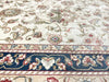 10x13 Ivory and Blue Turkish Antep Rug