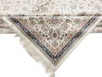 10x13 Ivory and Blue Turkish Antep Rug