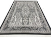 7x10 Black and Off White Turkish Antep Rug