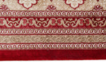 7x10 Red and Ivory Turkish Antep Rug