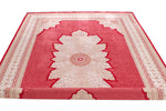 7x10 Red and Ivory Turkish Antep Rug