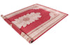 7x10 Red and Ivory Turkish Antep Rug