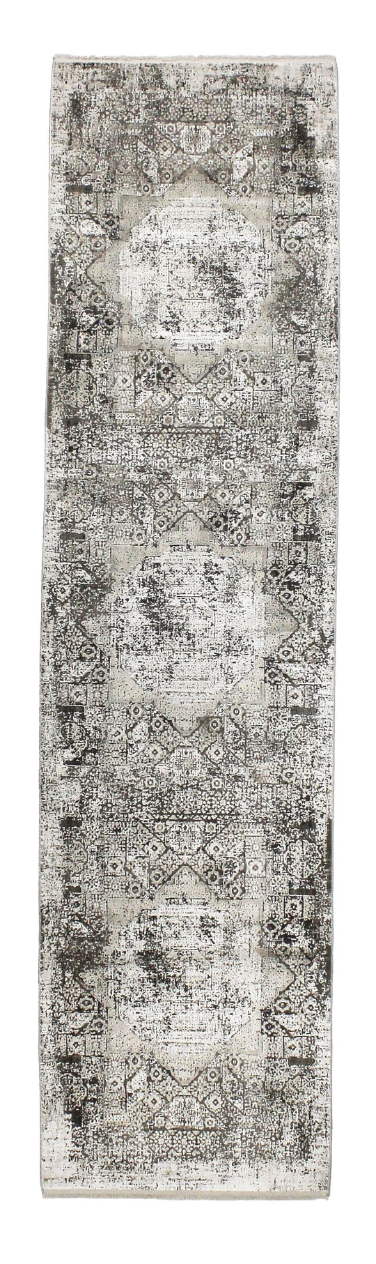 3x10 Gray and Silver Turkish Antep Runner
