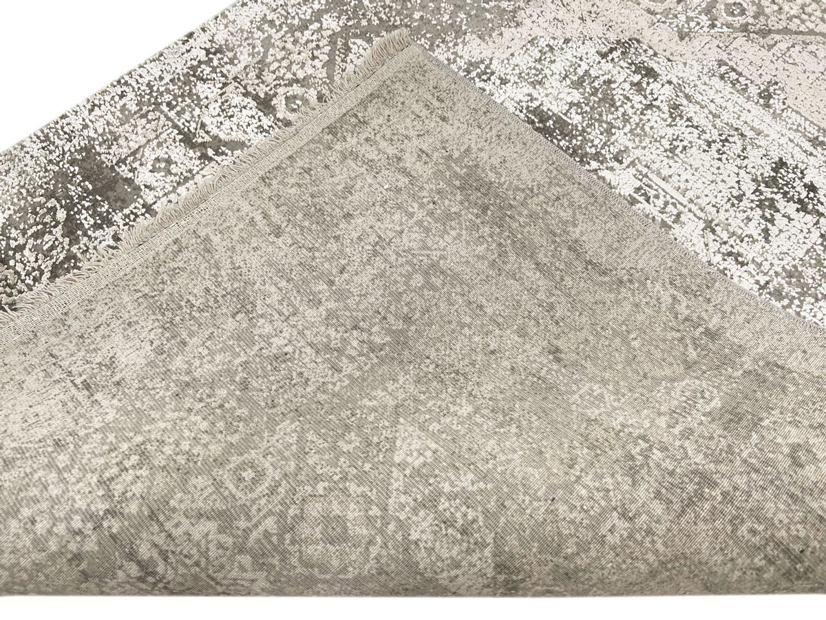 3x10 Gray and Silver Turkish Antep Runner