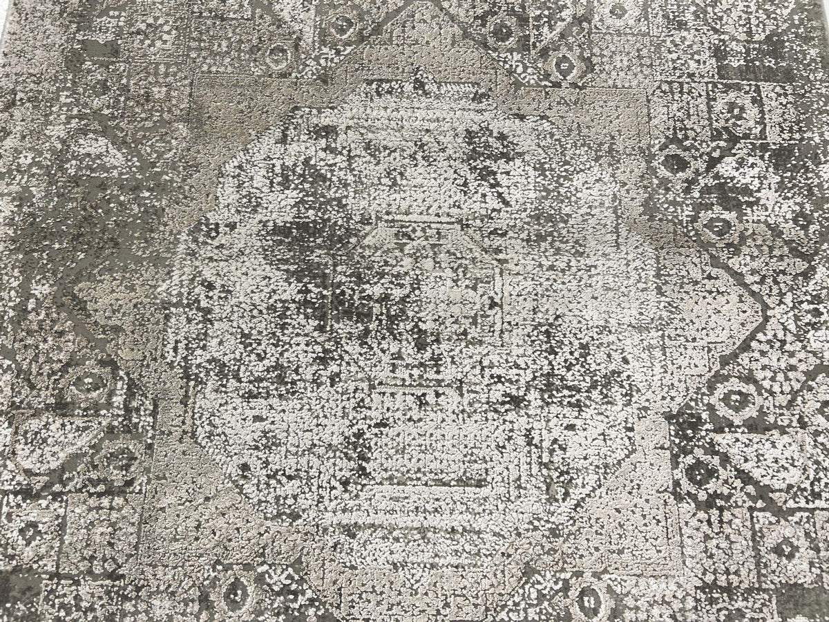 3x10 Gray and Silver Turkish Antep Runner