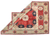 10x14 Red and Ivory Kazak Tribal Rug