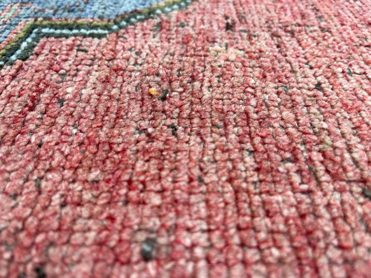 3x10 Pink and Green Turkish Tribal Runner