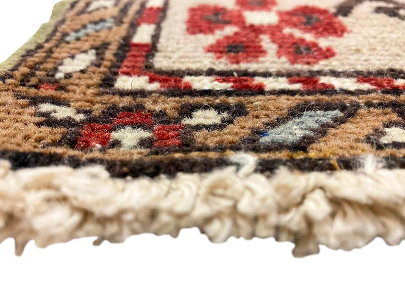 4x11 Red and Ivory Turkish Tribal Runner