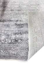 10x13 Ivory and Gray Turkish Silk Rug