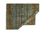 Vintage Handmade 5x7 Blue and Multicolor Anatolian Turkish Tribal Distressed Area Rug